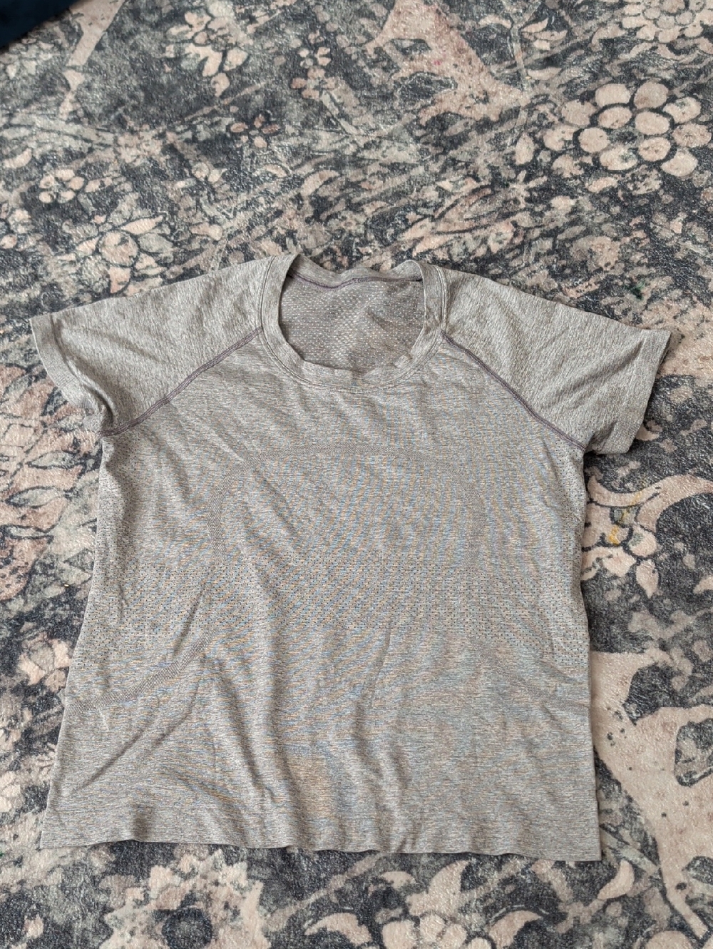 lululemon athletica Light Gray Performance Top
